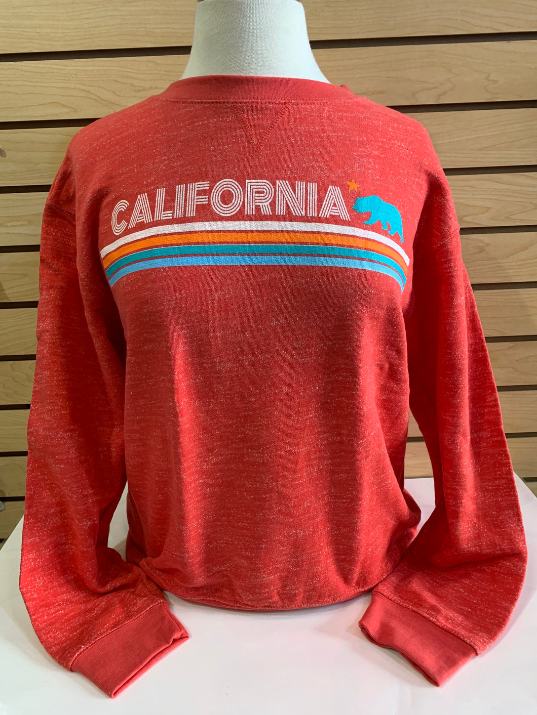 CA Stripes Crew Neck