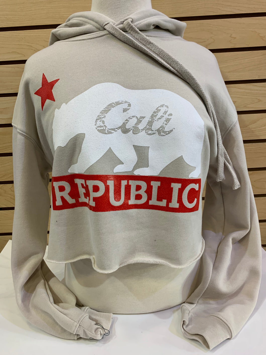 CA Republic Crop Hoodie