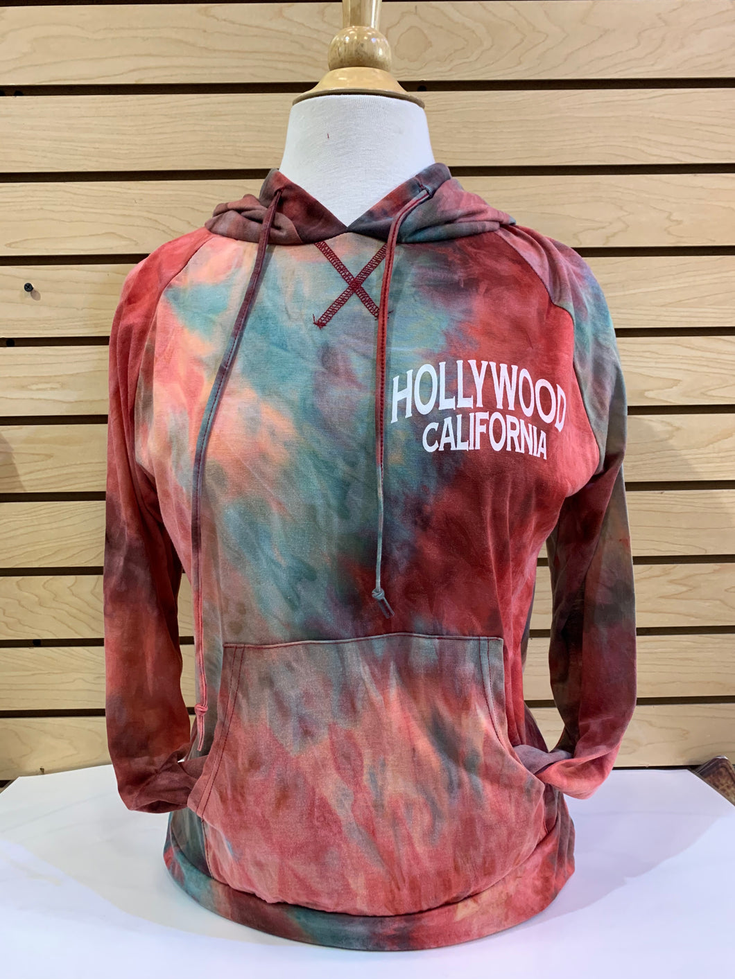 HW Red Tye Dye Hoodie